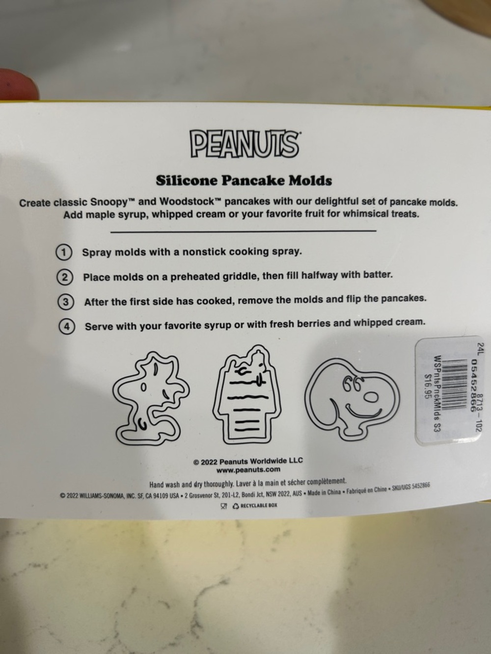 Pancake Peanuts Silicone Molds - Picture 5 of 6